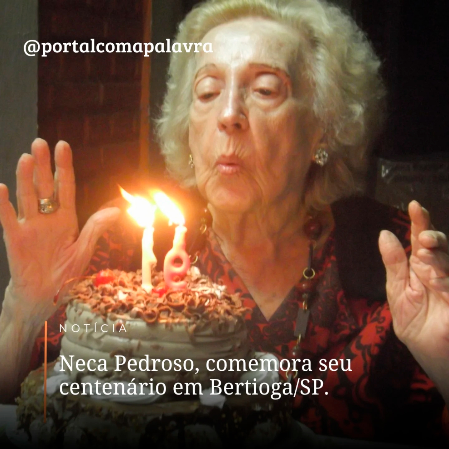 Centenário de Neca Pedroso emociona Jaboticabal e celebra uma vida de amor, fé e legado!