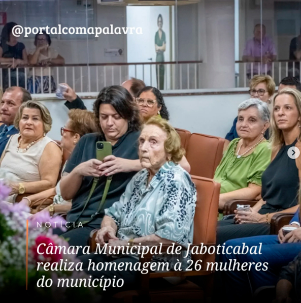 Câmara Municipal de Jaboticabal homenageia 26 mulheres em sessão especial pelo Dia Internacional da Mulher