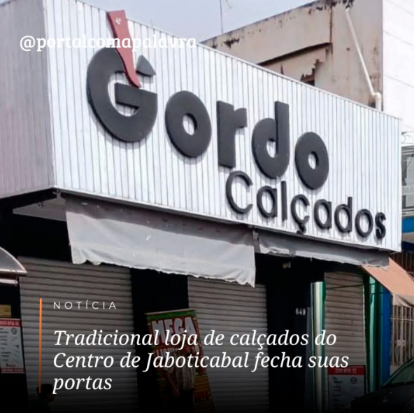 Loja tradicional encerra atividades e marca mudança no comércio de Jaboticabal